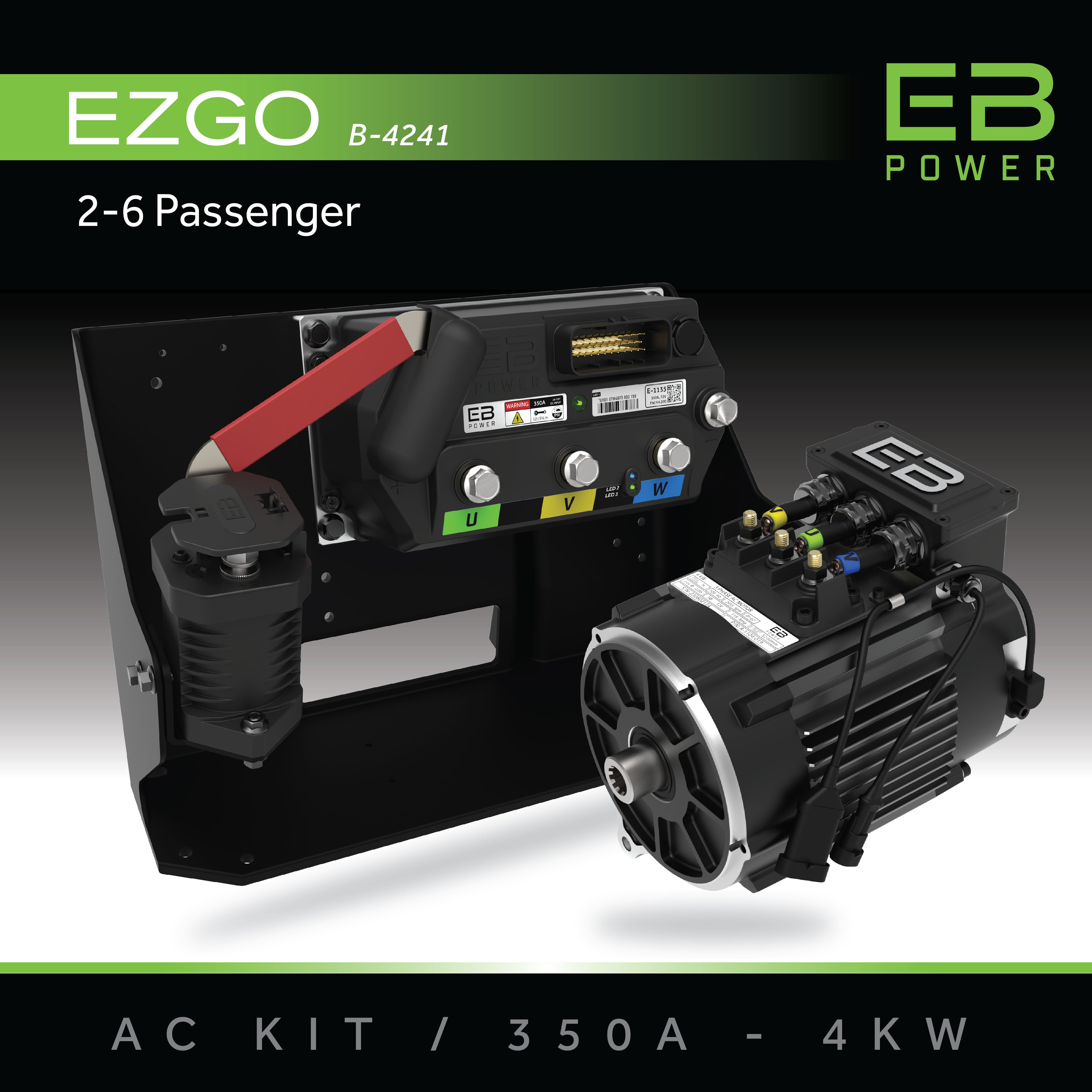 EB Power AC Kit / 350A + 4kW / EZGO / 2-6 Passenger