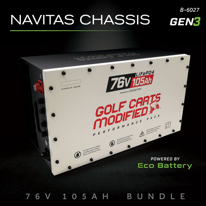 76V 105AH Battery Bundle / Navitas Chassis