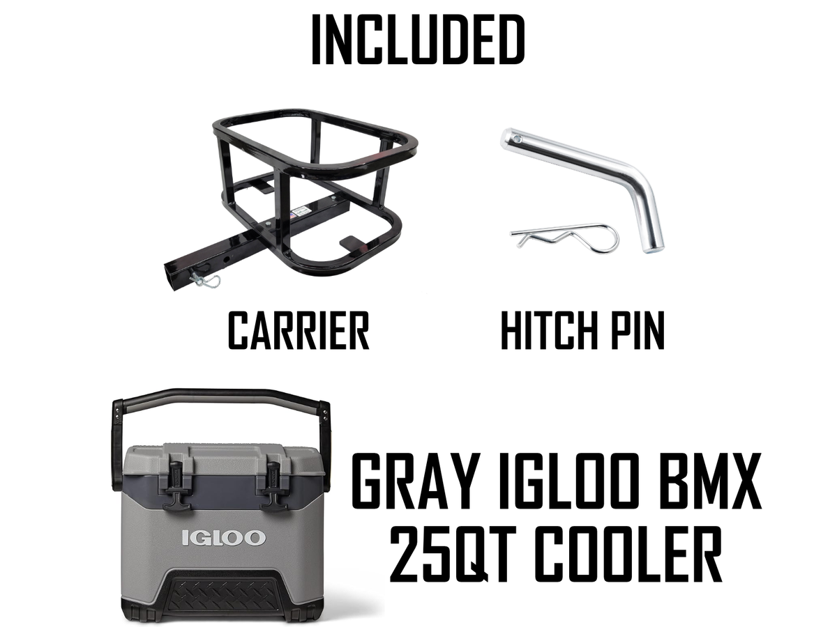 Golf Cart Hitch Mount Cooler Carrier
