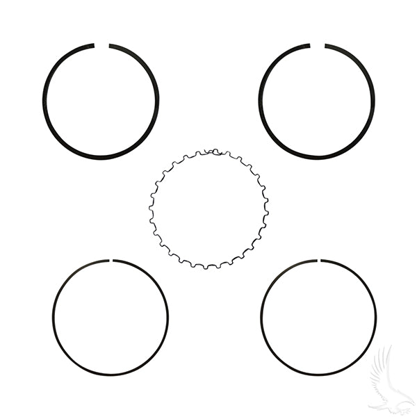 Piston Ring Set, +.50mm, E-Z-Go 4 Cycle Gas 93-08 Fuji-Robin Only, 295cc Only, MCI