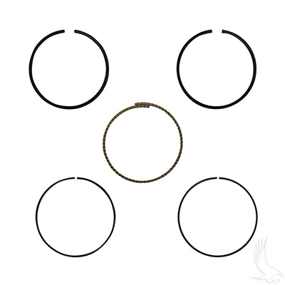 Piston Ring Set, +.25mm, E-Z-Go 4 Cycle Gas 96-08 Fuji-Robin Only, 350cc