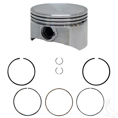 Piston and Ring Assembly, Standard, E-Z-Go RXV 08-19/TXT 10-19 w/Kawasaki Engine