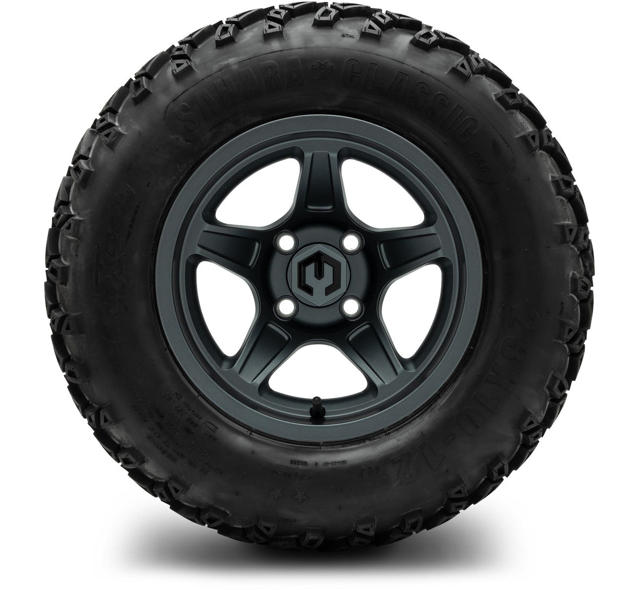 MODZ® 12" Drift Gunmetal - Lifted Tires and Wheels Combo