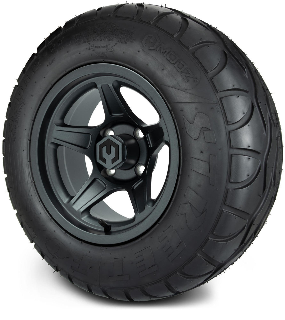MODZ® 12" Drift Gunmetal - Lifted Tires and Wheels Combo