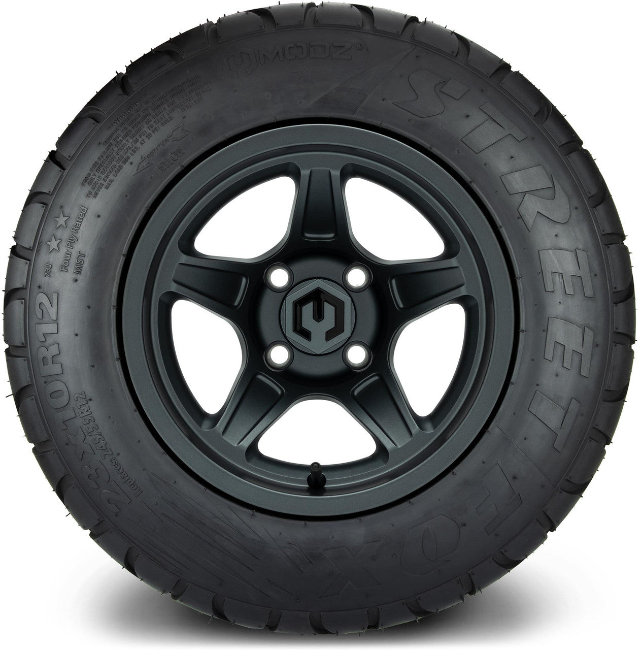 MODZ® 12" Drift Gunmetal - Lifted Tires and Wheels Combo