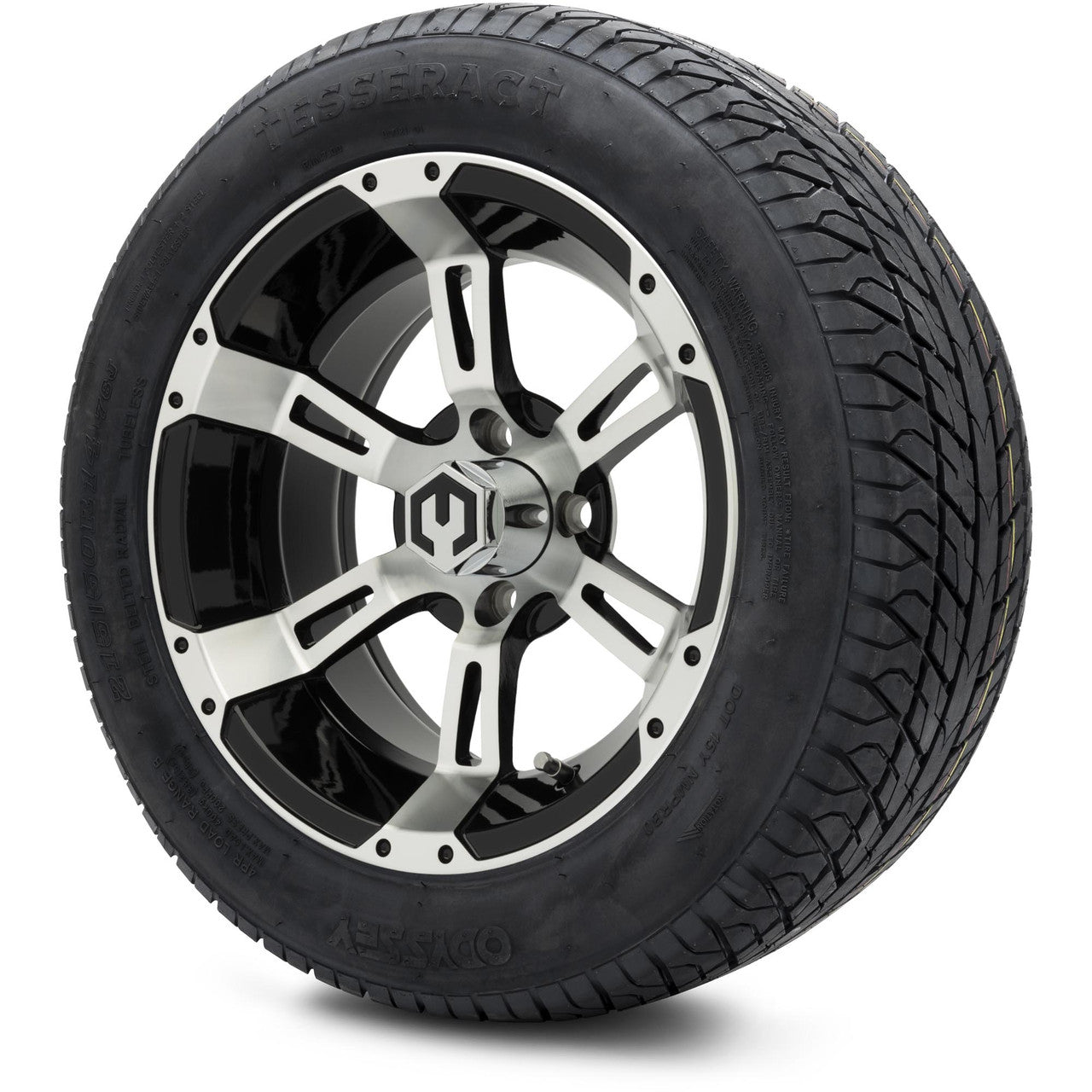 MODZ® 14" Ambush Machined Black - Lifted Tires and Wheels Combo
