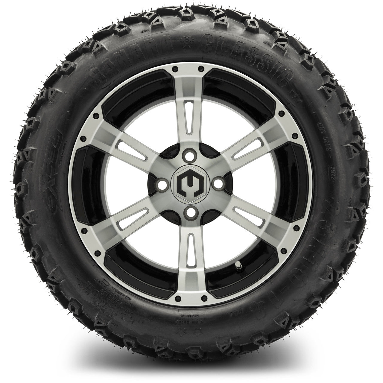 MODZ® 14" Ambush Machined Black - Lifted Tires and Wheels Combo