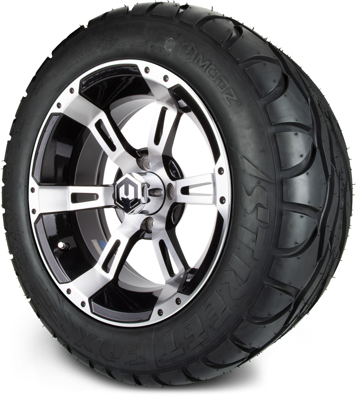 MODZ® 14" Ambush Machined Black - Lifted Tires and Wheels Combo