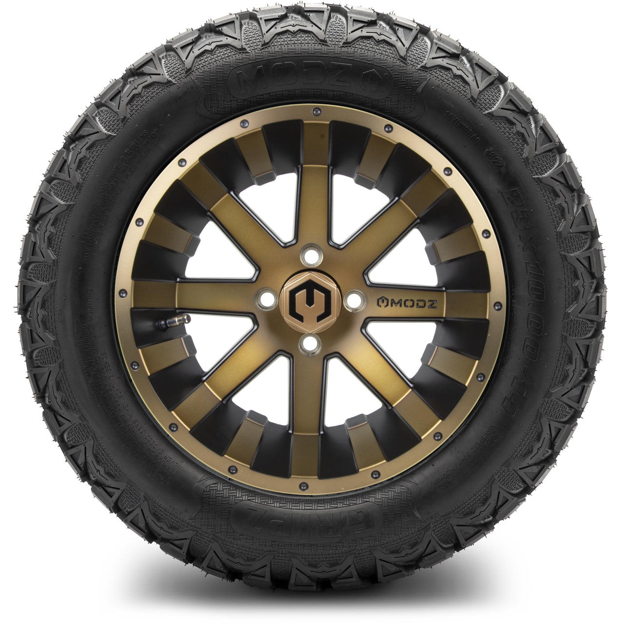 MODZ® 14" Assault Matte Bronze - Lifted Tires and Wheels Combo