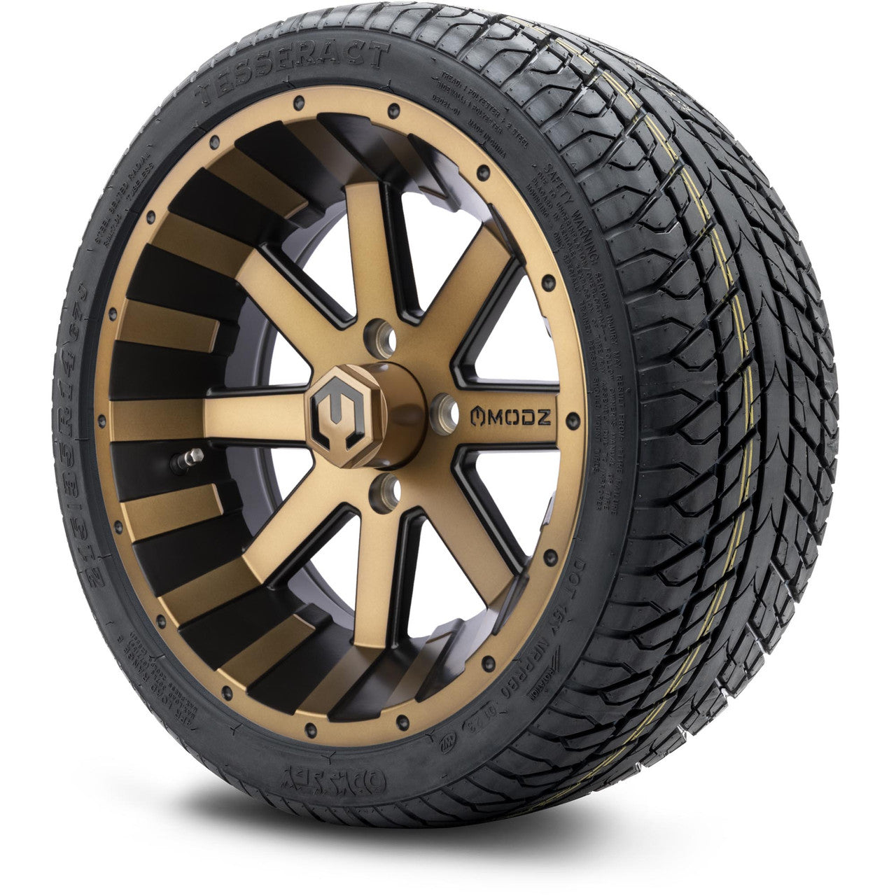 MODZ® 14" Assault Matte Bronze - LowPro Street Tire and Wheels Combo