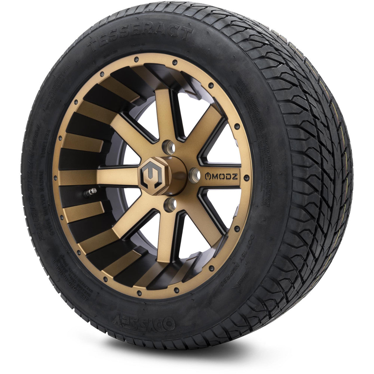 MODZ® 14" Assault Matte Bronze - Lifted Tires and Wheels Combo