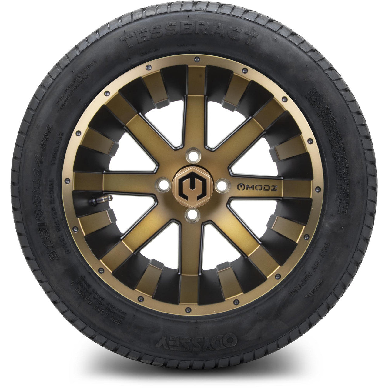 MODZ® 14" Assault Matte Bronze - Lifted Tires and Wheels Combo