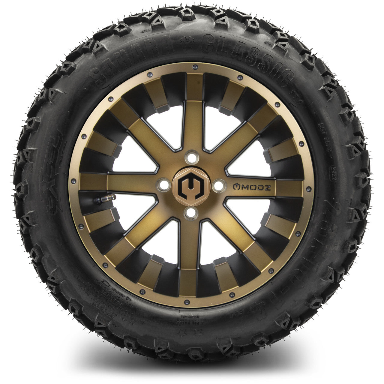 MODZ® 14" Assault Matte Bronze - Lifted Tires and Wheels Combo