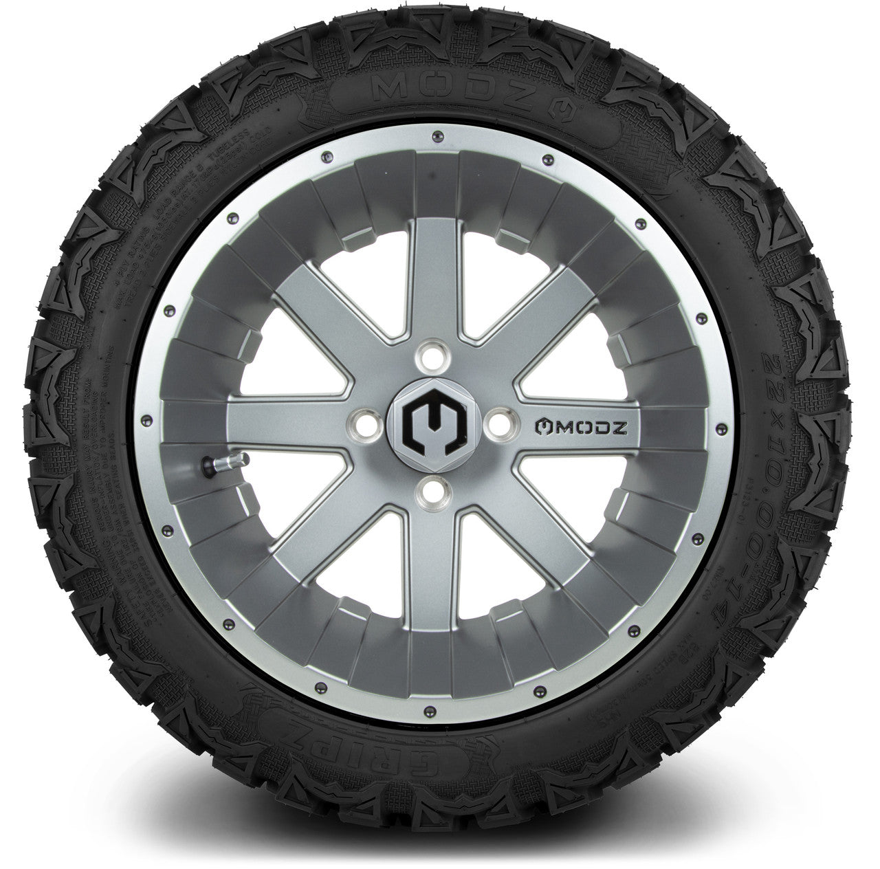 MODZ® 14" Assault Gunmetal - Lifted Tires and Wheels Combo