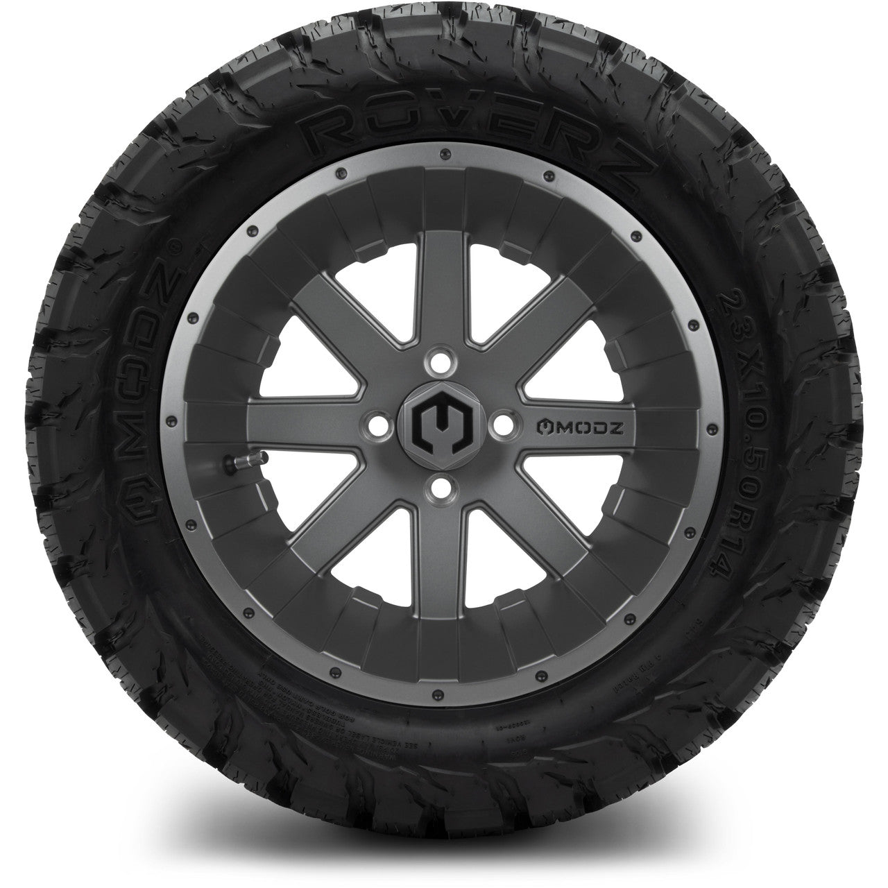 MODZ® 14" Assault Gunmetal - Lifted Tires and Wheels Combo