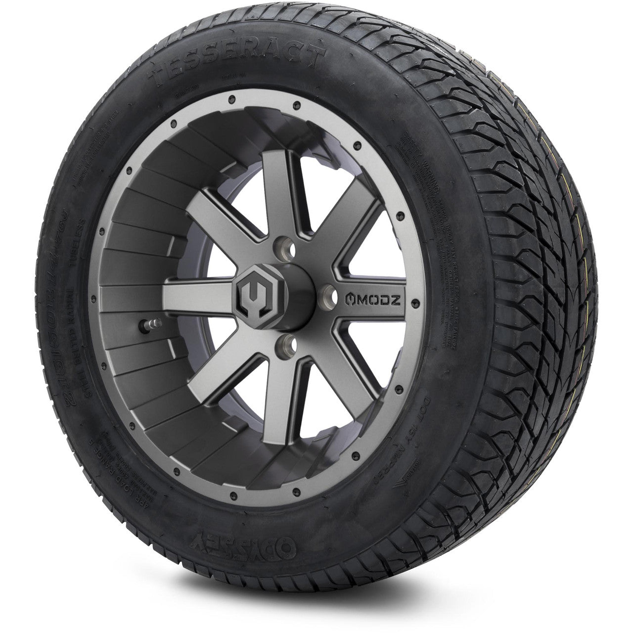 MODZ® 14" Assault Gunmetal - Lifted Tires and Wheels Combo