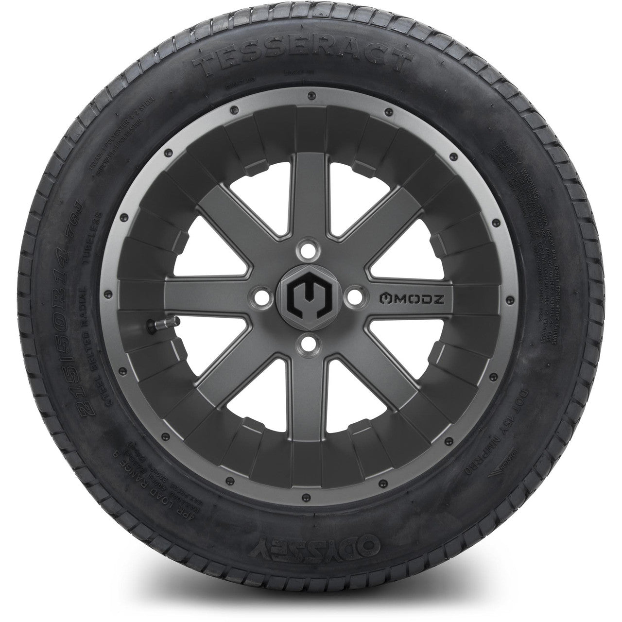 MODZ® 14" Assault Gunmetal - Lifted Tires and Wheels Combo