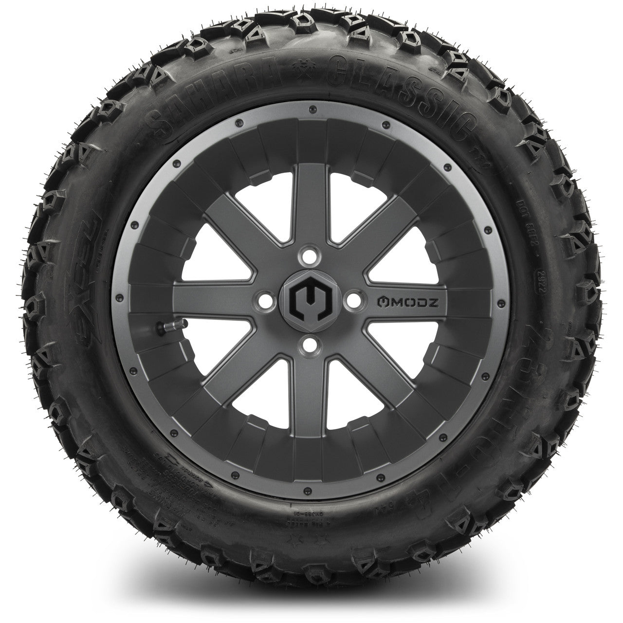 MODZ® 14" Assault Gunmetal - Lifted Tires and Wheels Combo