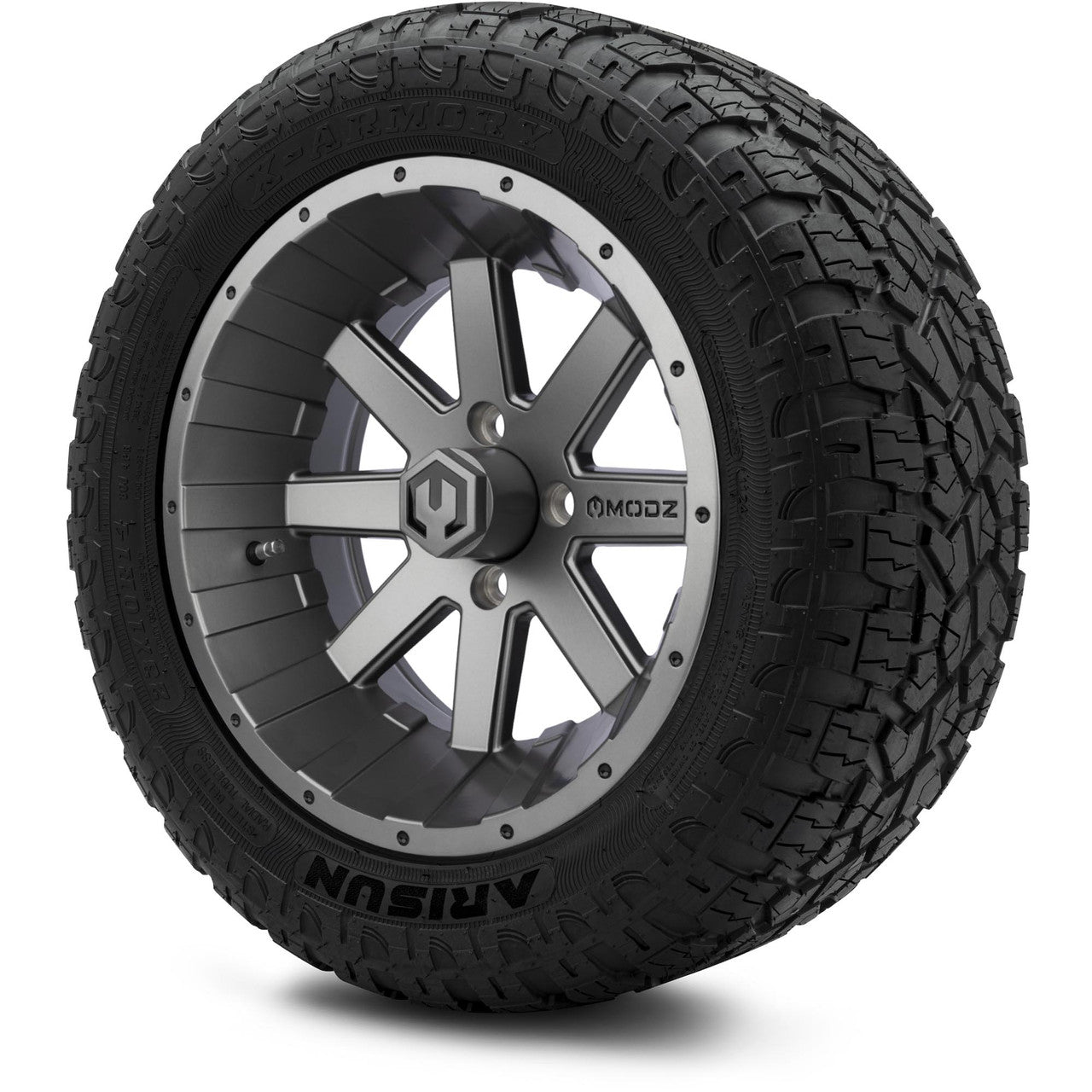 MODZ® 14" Assault Gunmetal - Lifted Tires and Wheels Combo