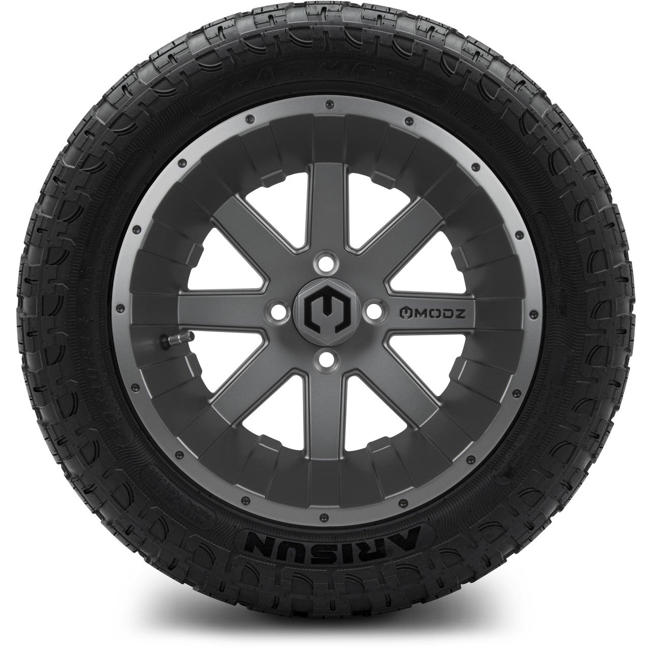 MODZ® 14" Assault Gunmetal - Lifted Tires and Wheels Combo
