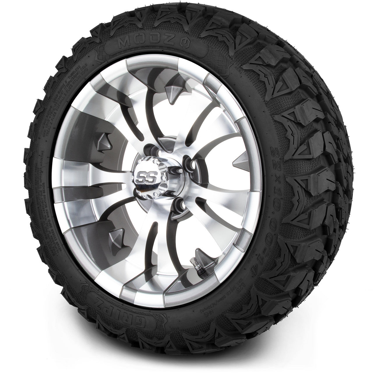 MODZ® 14" Vampire Gunmetal - Lifted Tires and Wheels Combo