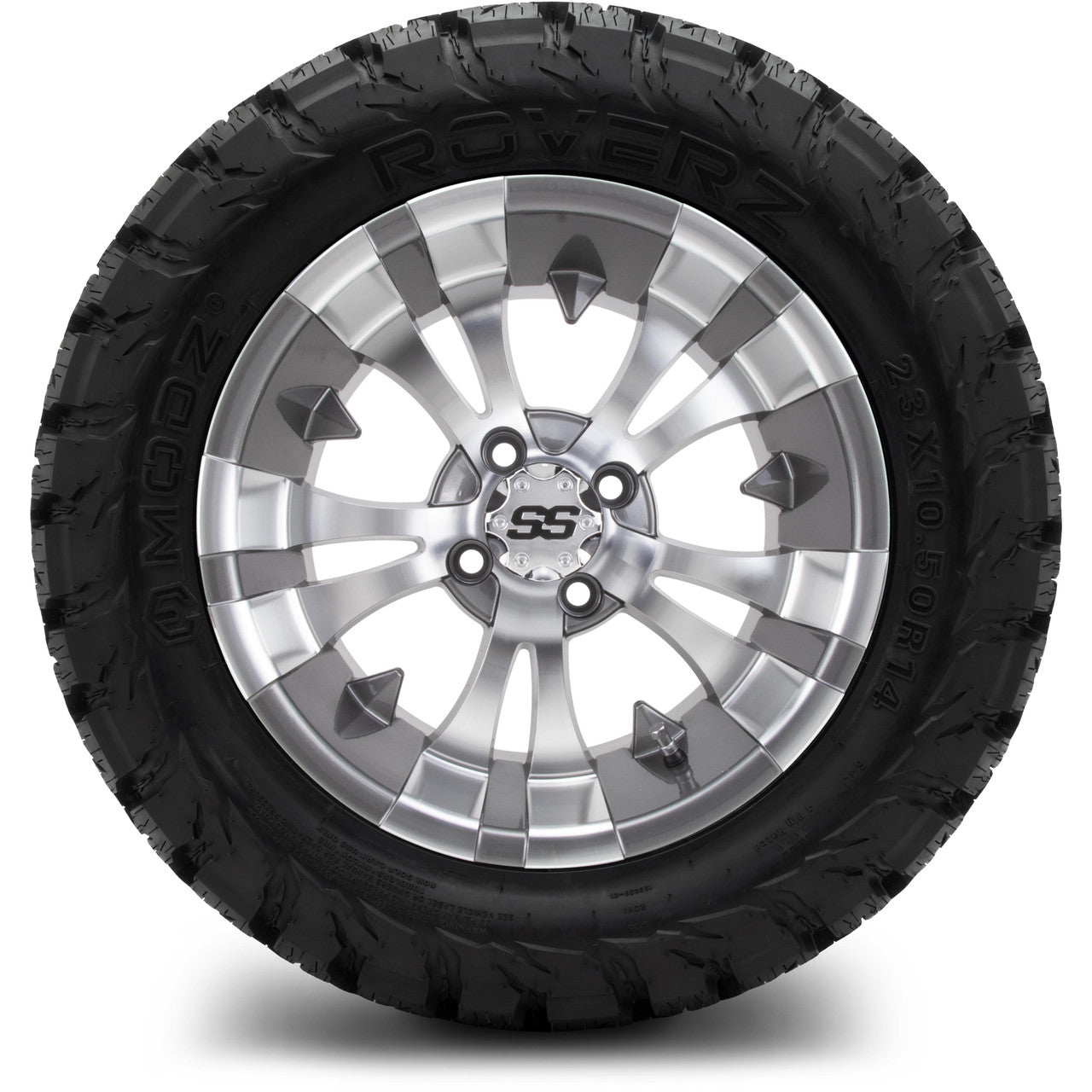 MODZ® 14" Vampire Gunmetal - Lifted Tires and Wheels Combo