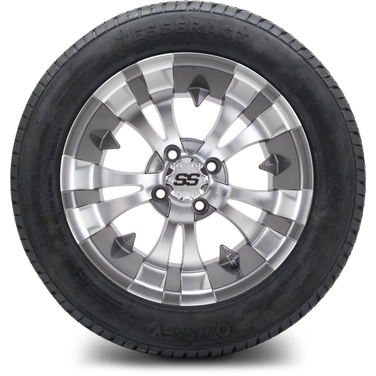 MODZ® 14" Vampire Gunmetal - Lifted Tires and Wheels Combo