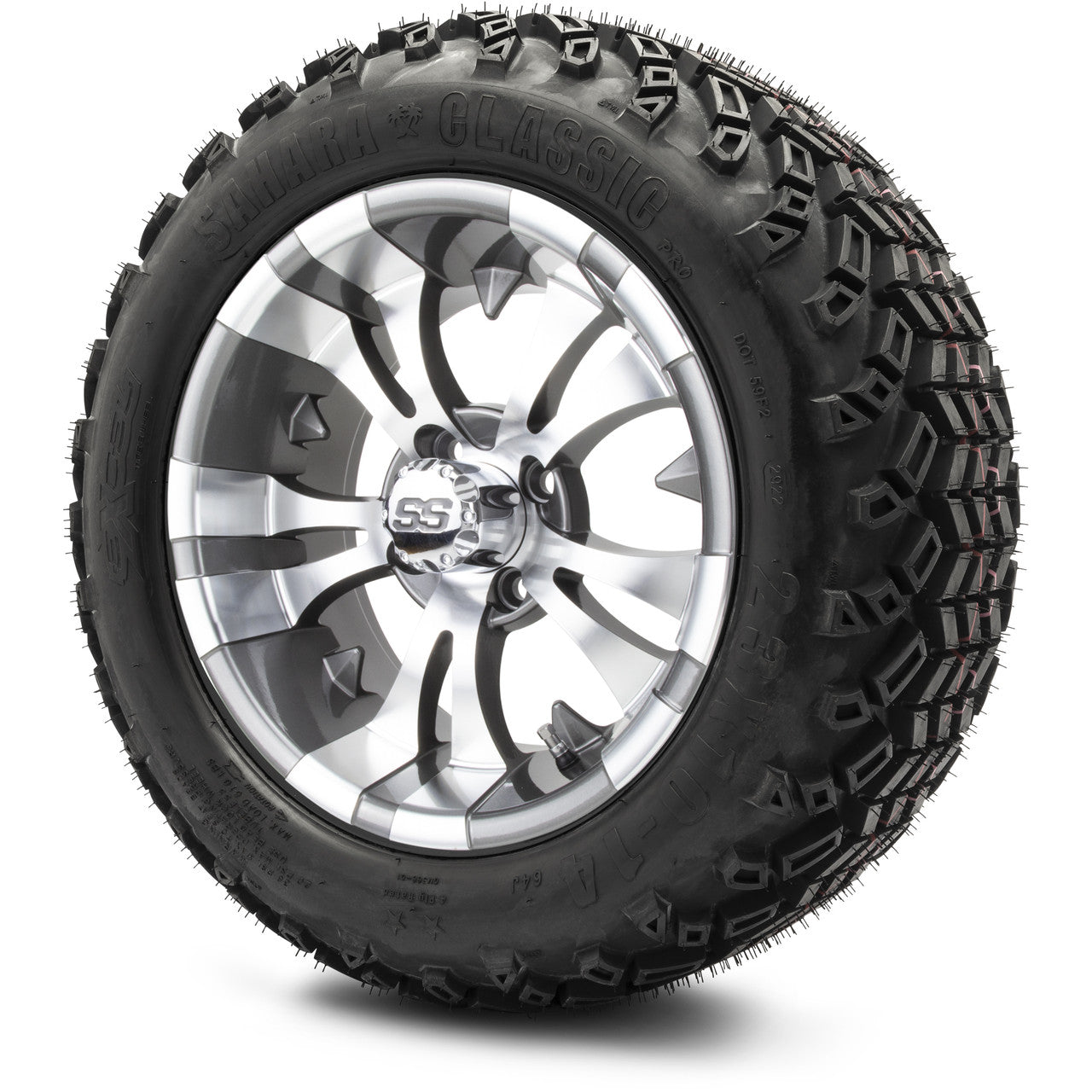 MODZ® 14" Vampire Gunmetal - Lifted Tires and Wheels Combo