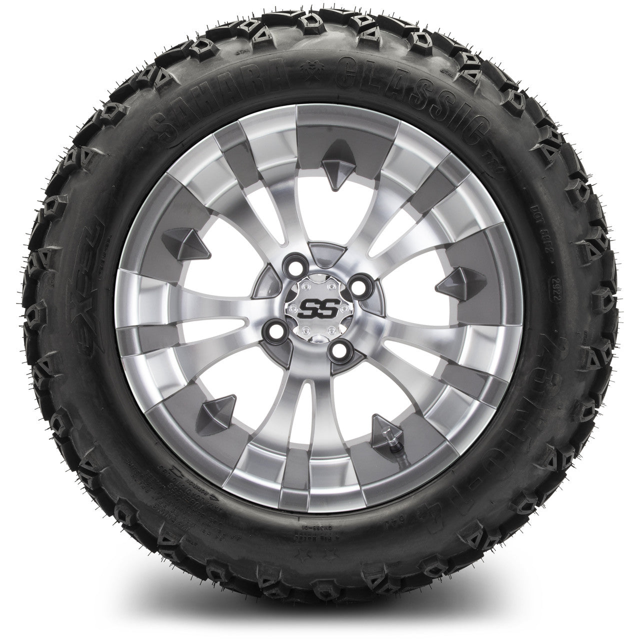 MODZ® 14" Vampire Gunmetal - Lifted Tires and Wheels Combo