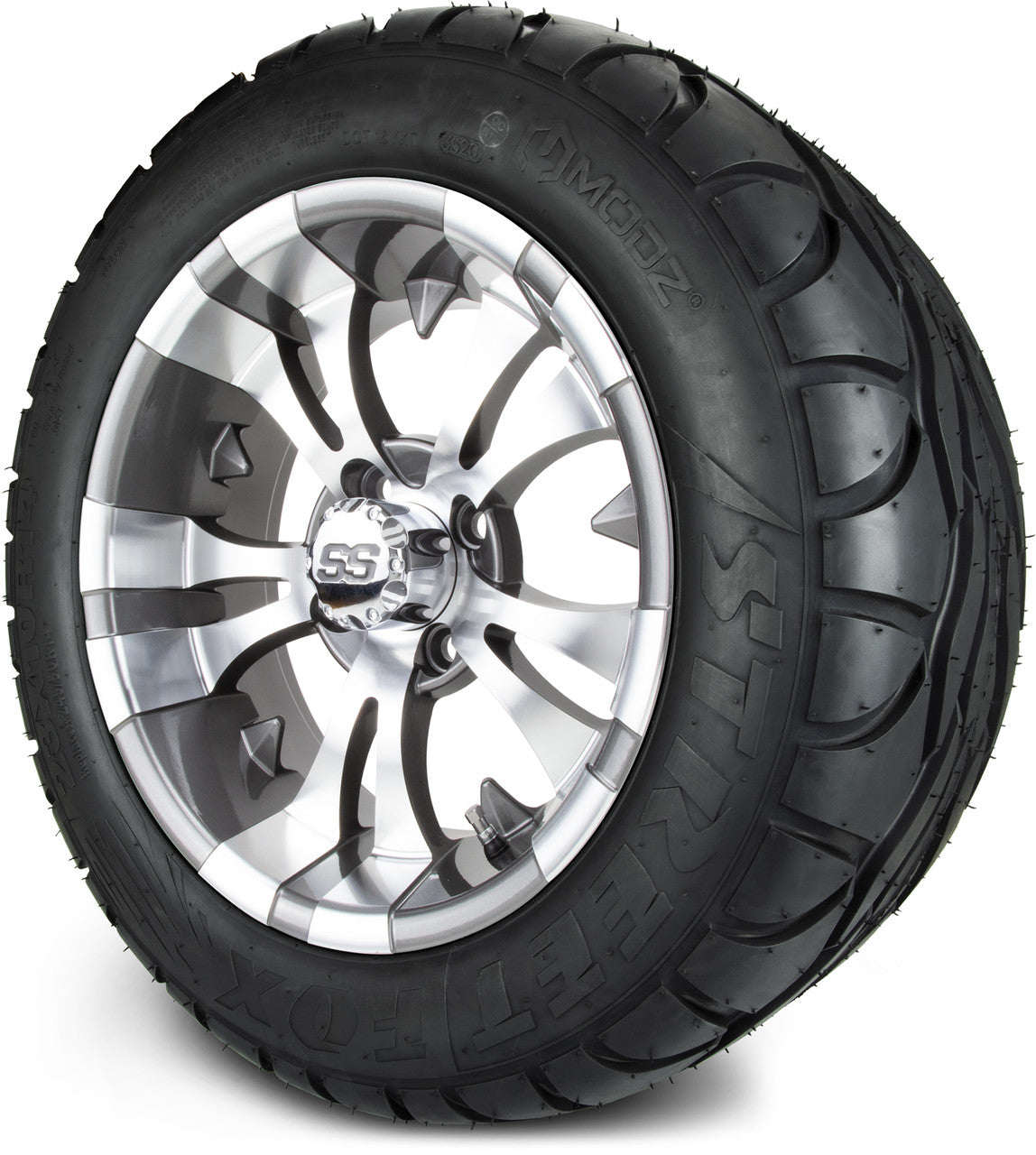 MODZ® 14" Vampire Gunmetal - Lifted Tires and Wheels Combo