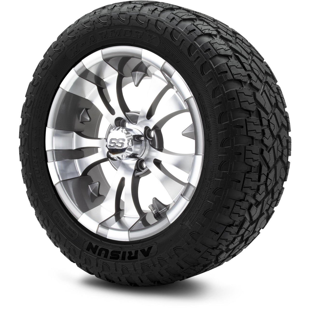 MODZ® 14" Vampire Gunmetal - Lifted Tires and Wheels Combo