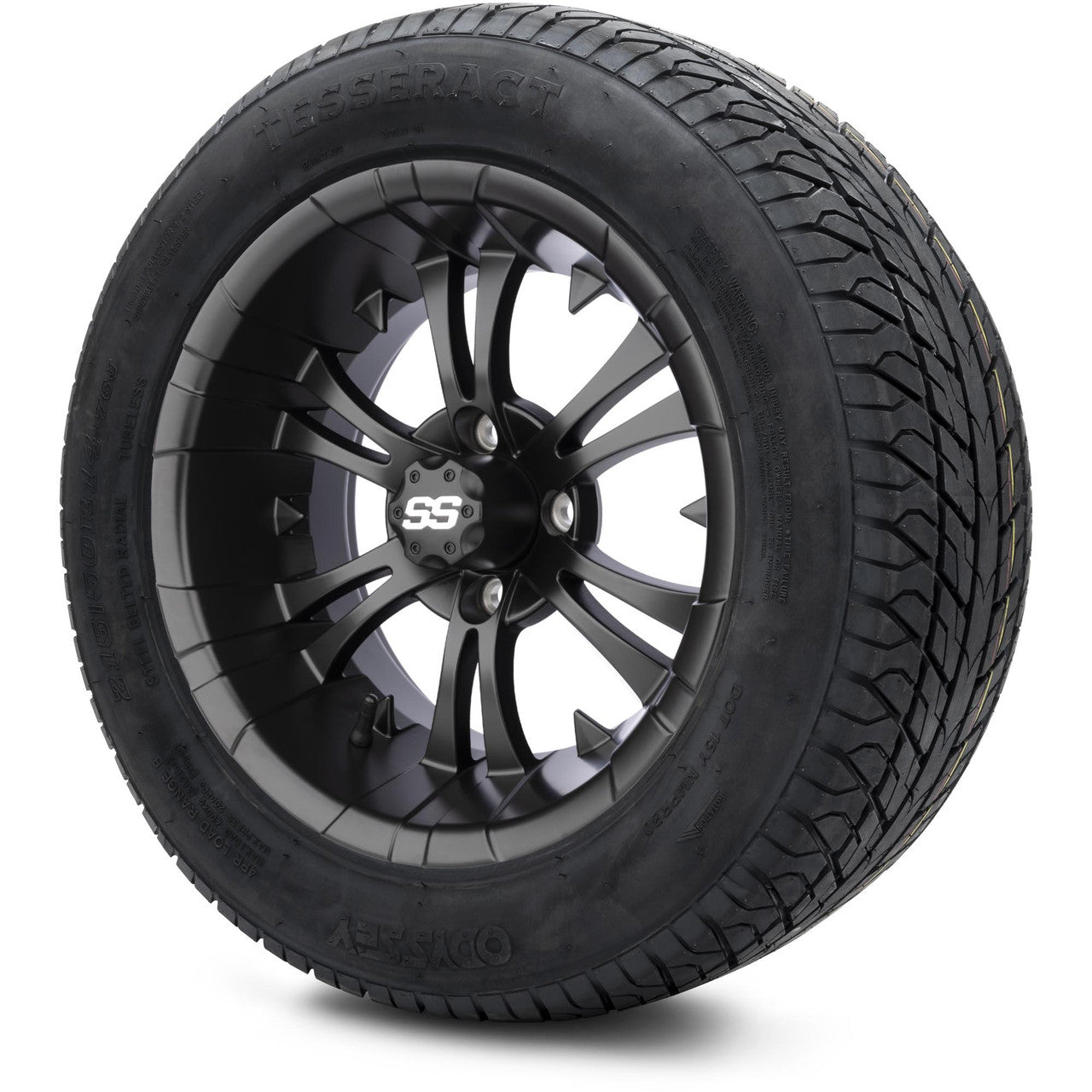 MODZ® 14" Vampire Matte Black Lifted Tire and Wheel Combo