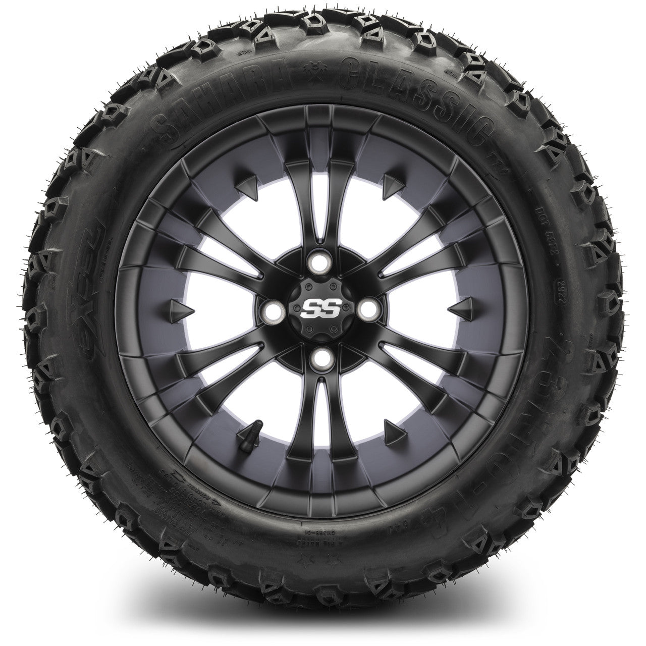 MODZ® 14" Vampire Matte Black Lifted Tire and Wheel Combo