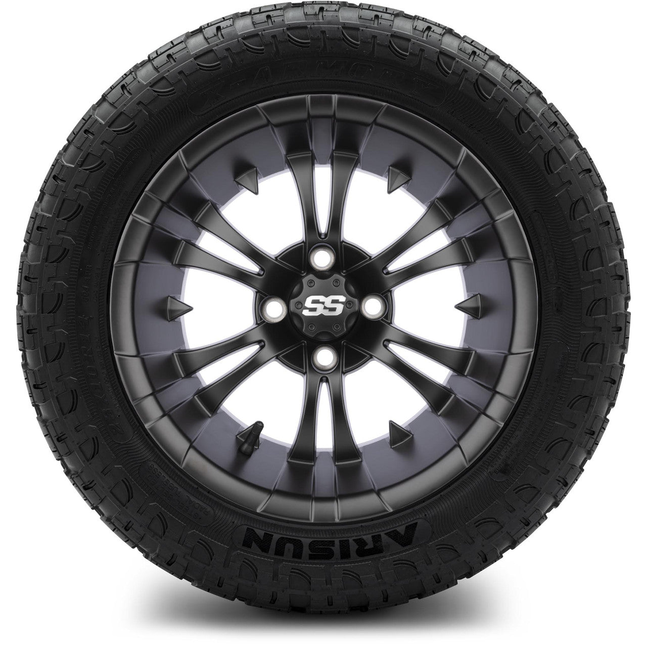 MODZ® 14" Vampire Matte Black Lifted Tire and Wheel Combo