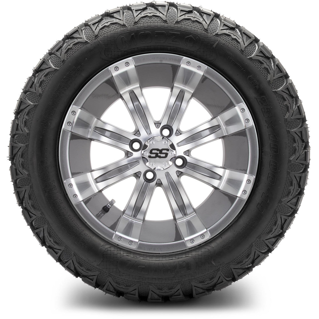 MODZ® 14" Tempest Gunmetal - Lifted Tires and Wheels Combo