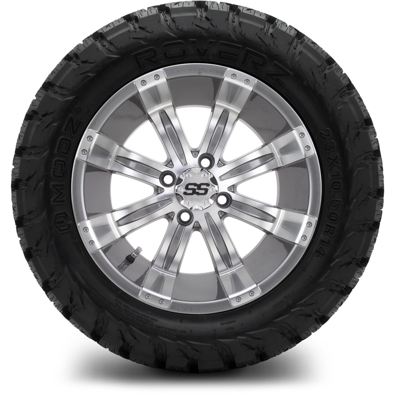 MODZ® 14" Tempest Gunmetal - Lifted Tires and Wheels Combo