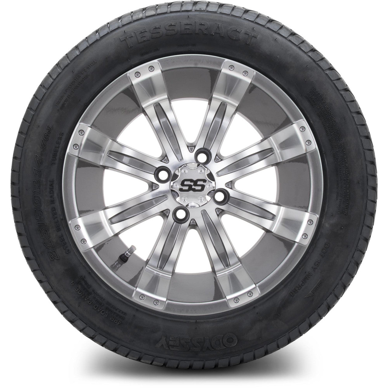 MODZ® 14" Tempest Gunmetal - Lifted Tires and Wheels Combo