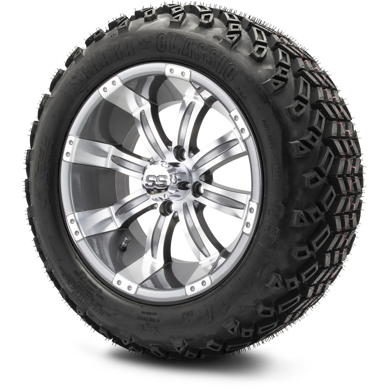 MODZ® 14" Tempest Gunmetal - Lifted Tires and Wheels Combo