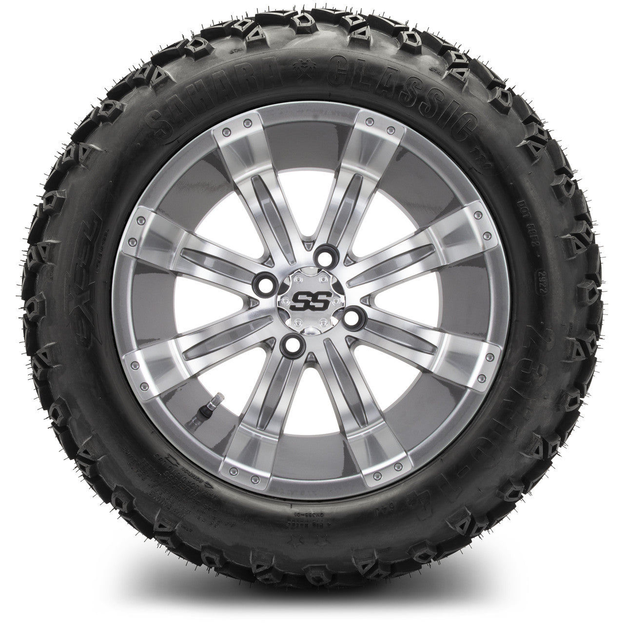 MODZ® 14" Tempest Gunmetal - Lifted Tires and Wheels Combo