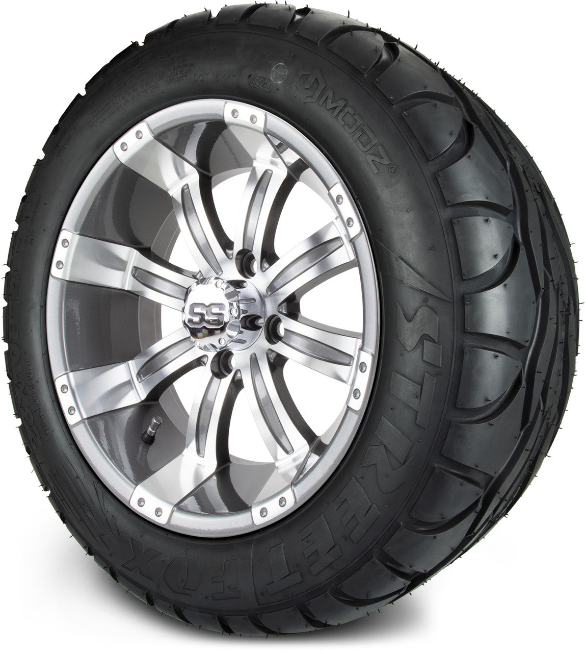 MODZ® 14" Tempest Gunmetal - Lifted Tires and Wheels Combo