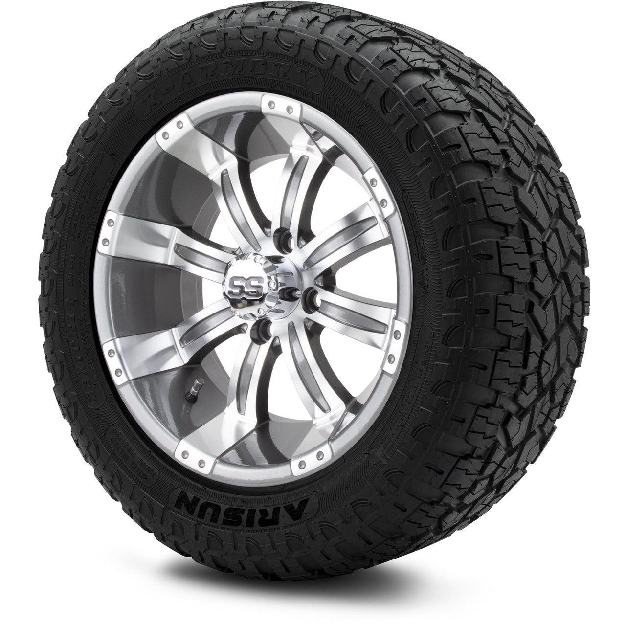 MODZ® 14" Tempest Gunmetal - Lifted Tires and Wheels Combo