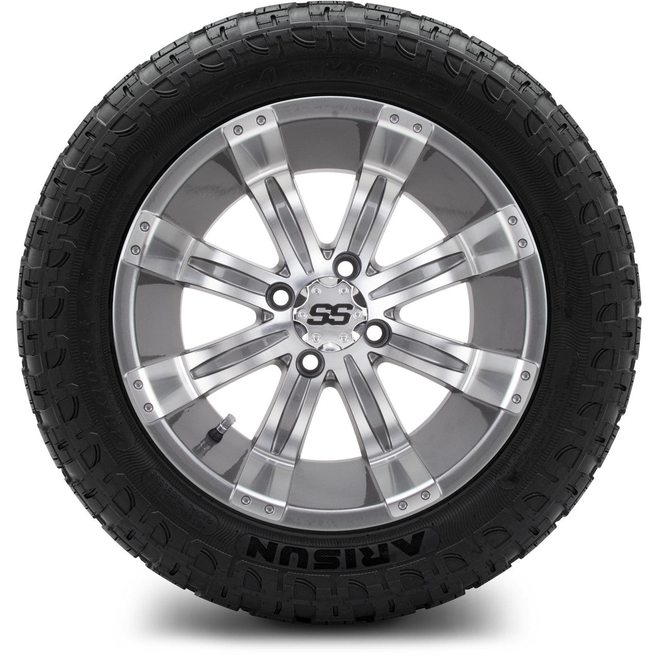 MODZ® 14" Tempest Gunmetal - Lifted Tires and Wheels Combo