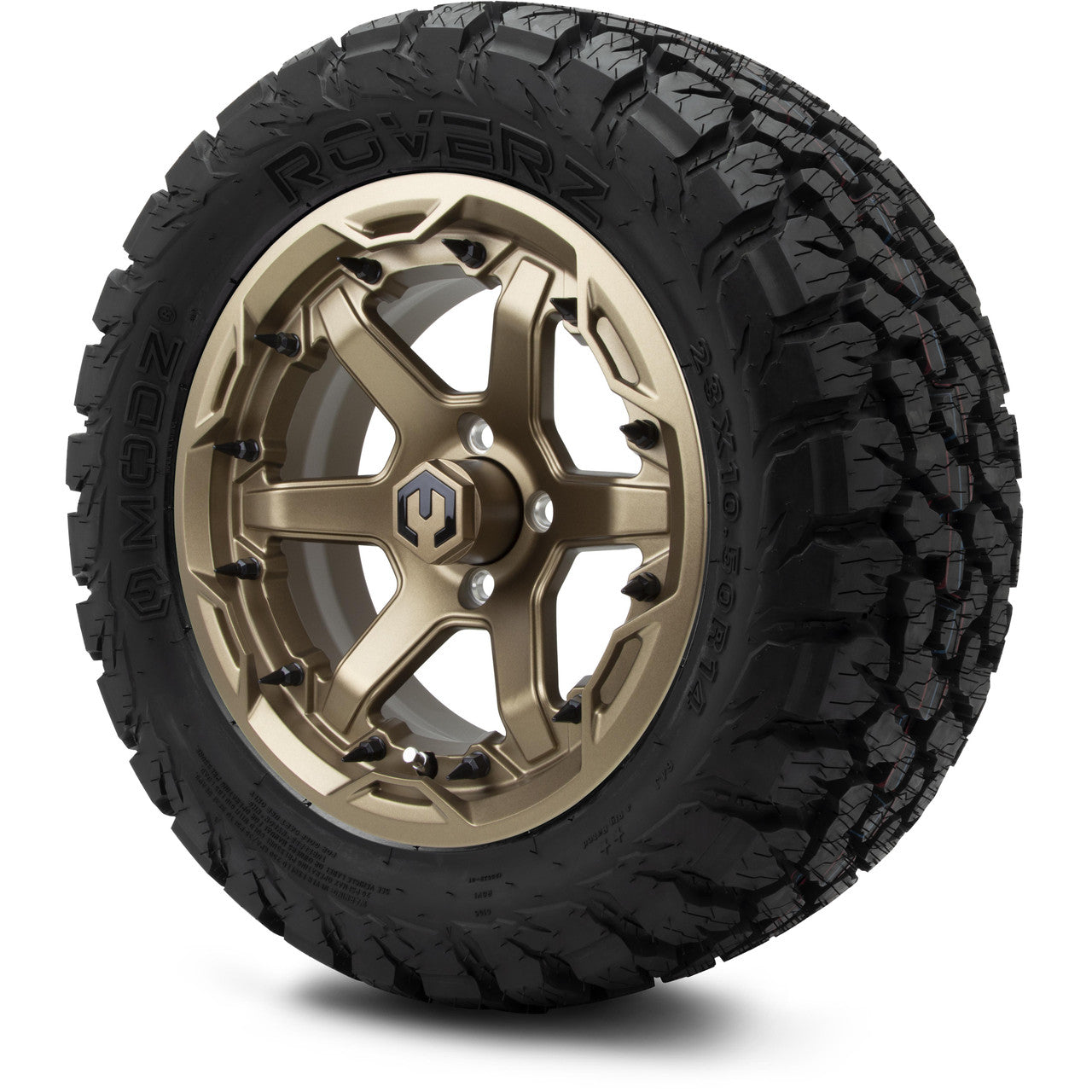 MODZ® 14" Gladiator Matte Bronze - Lifted Tires and Wheels Combo