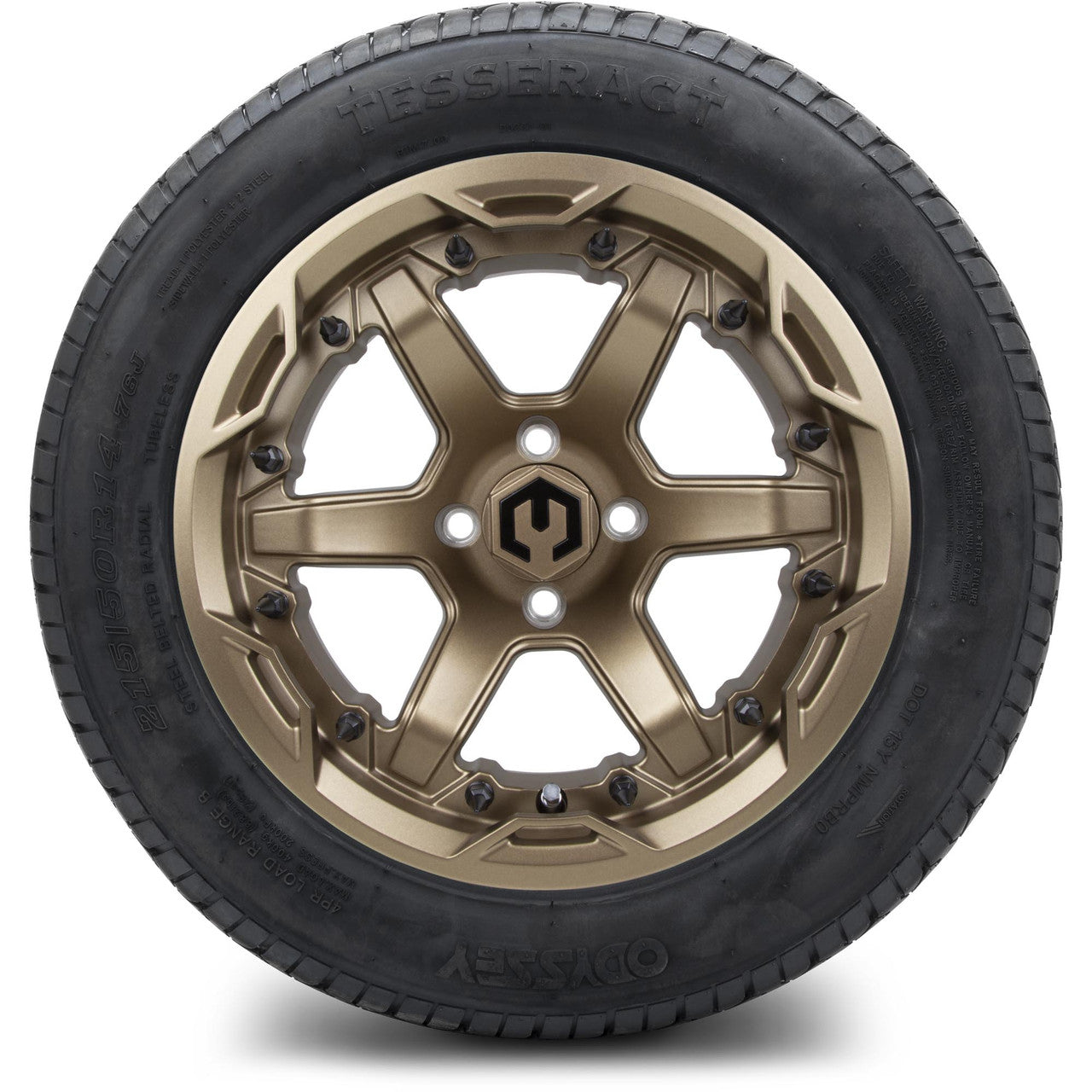 MODZ® 14" Gladiator Matte Bronze - Lifted Tires and Wheels Combo