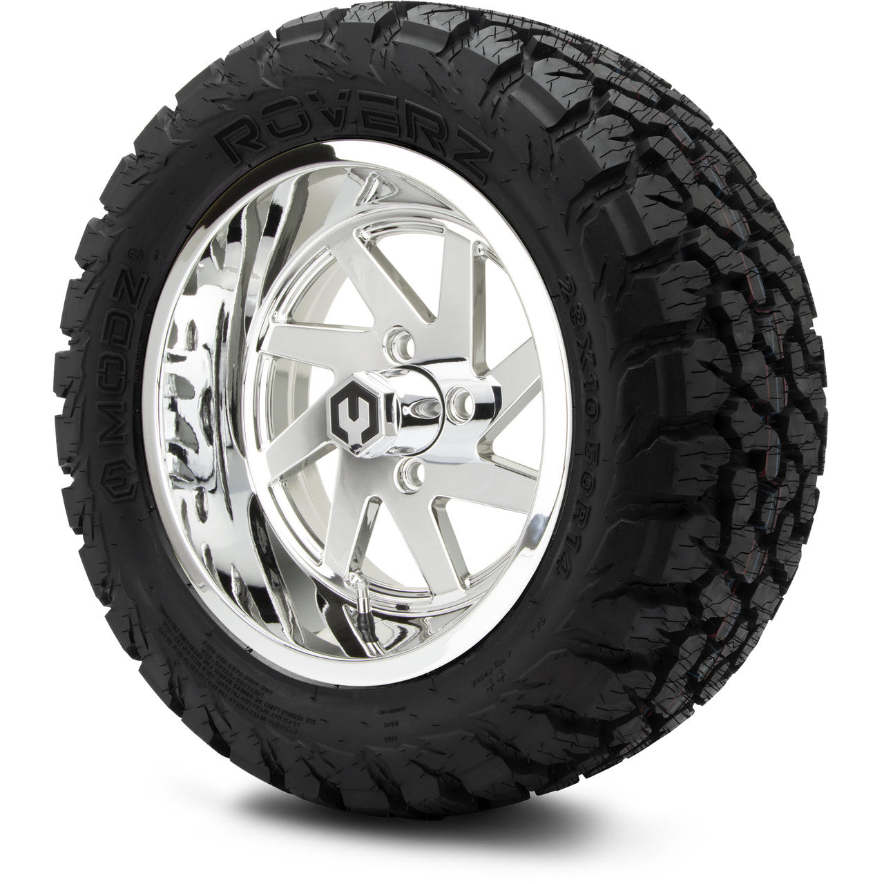 MODZ® 14" Fury Chrome - Lifted Tires and Wheels Combo