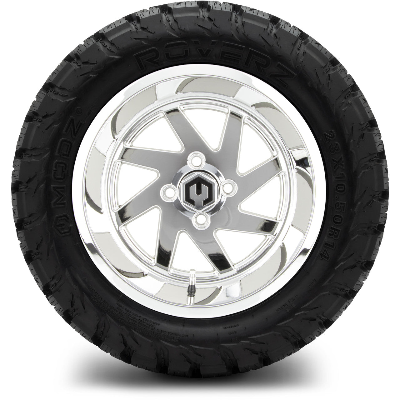 MODZ® 14" Fury Chrome - Lifted Tires and Wheels Combo
