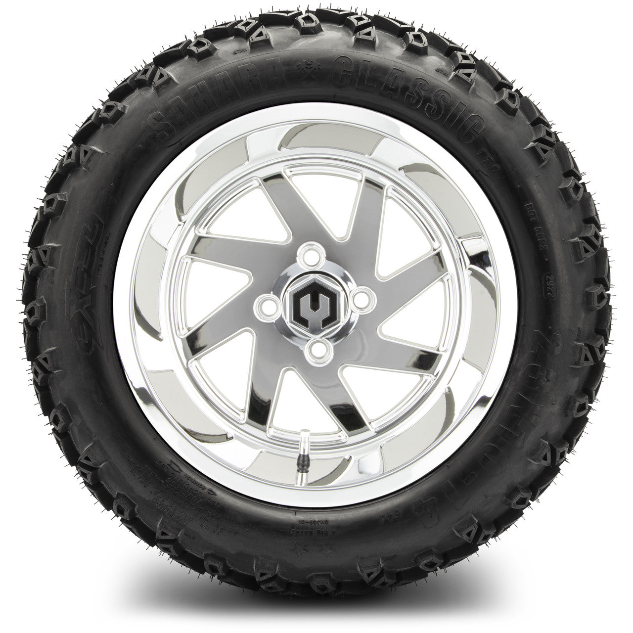 MODZ® 14" Fury Chrome - Lifted Tires and Wheels Combo