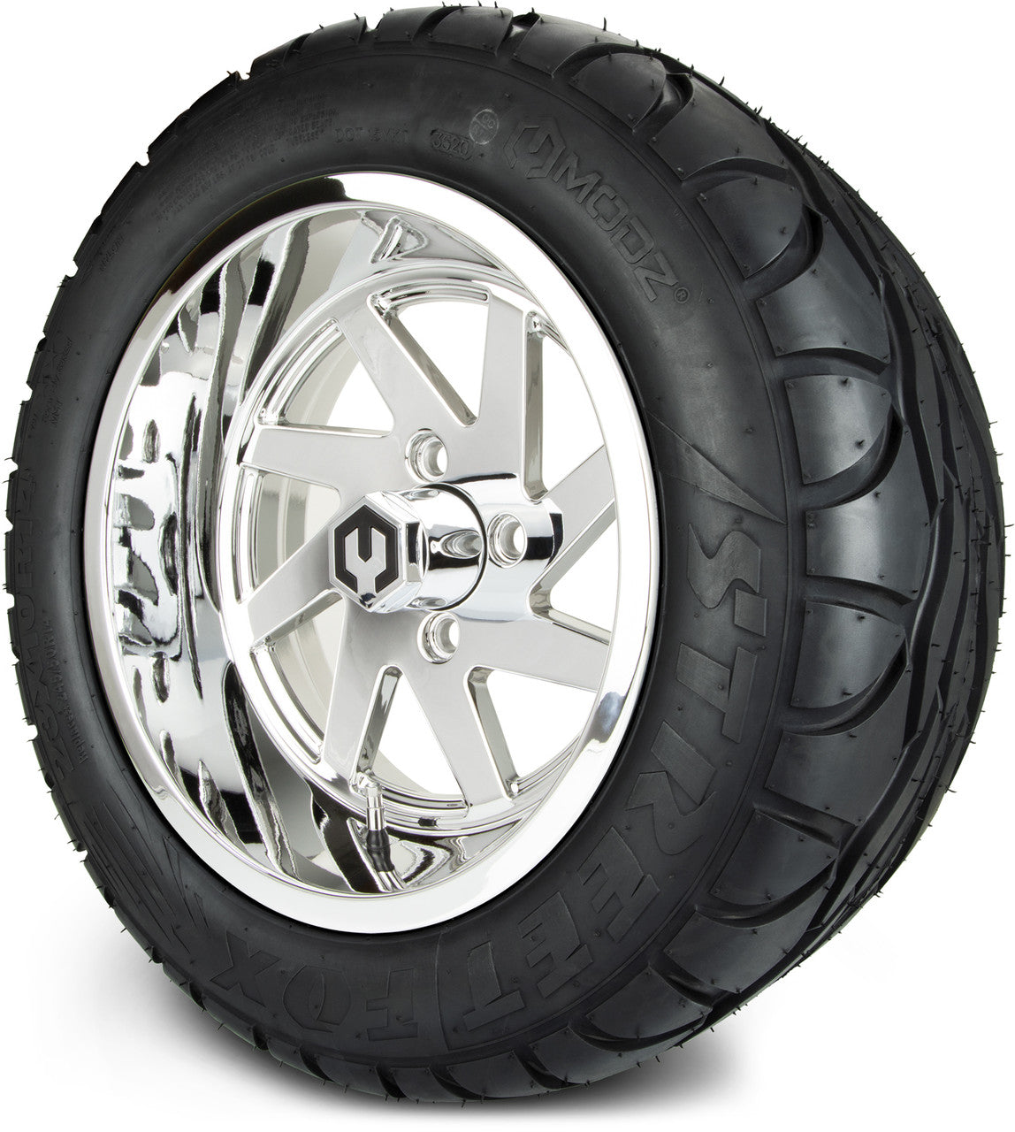 MODZ® 14" Fury Chrome - Lifted Tires and Wheels Combo
