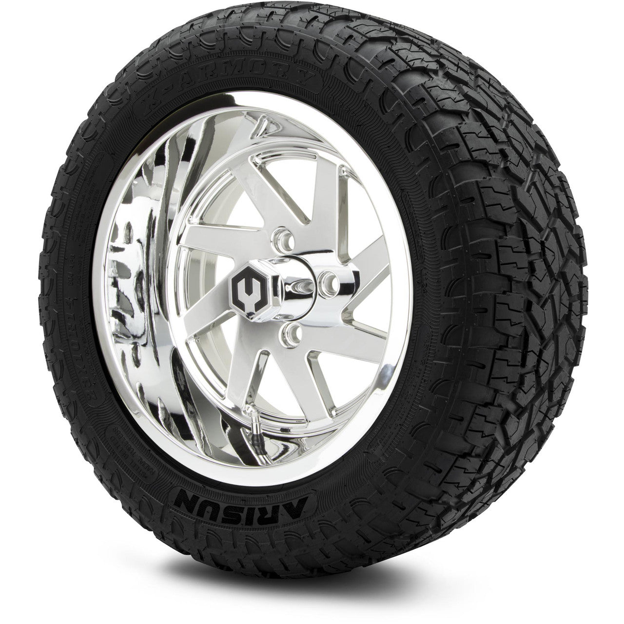 MODZ® 14" Fury Chrome - Lifted Tires and Wheels Combo