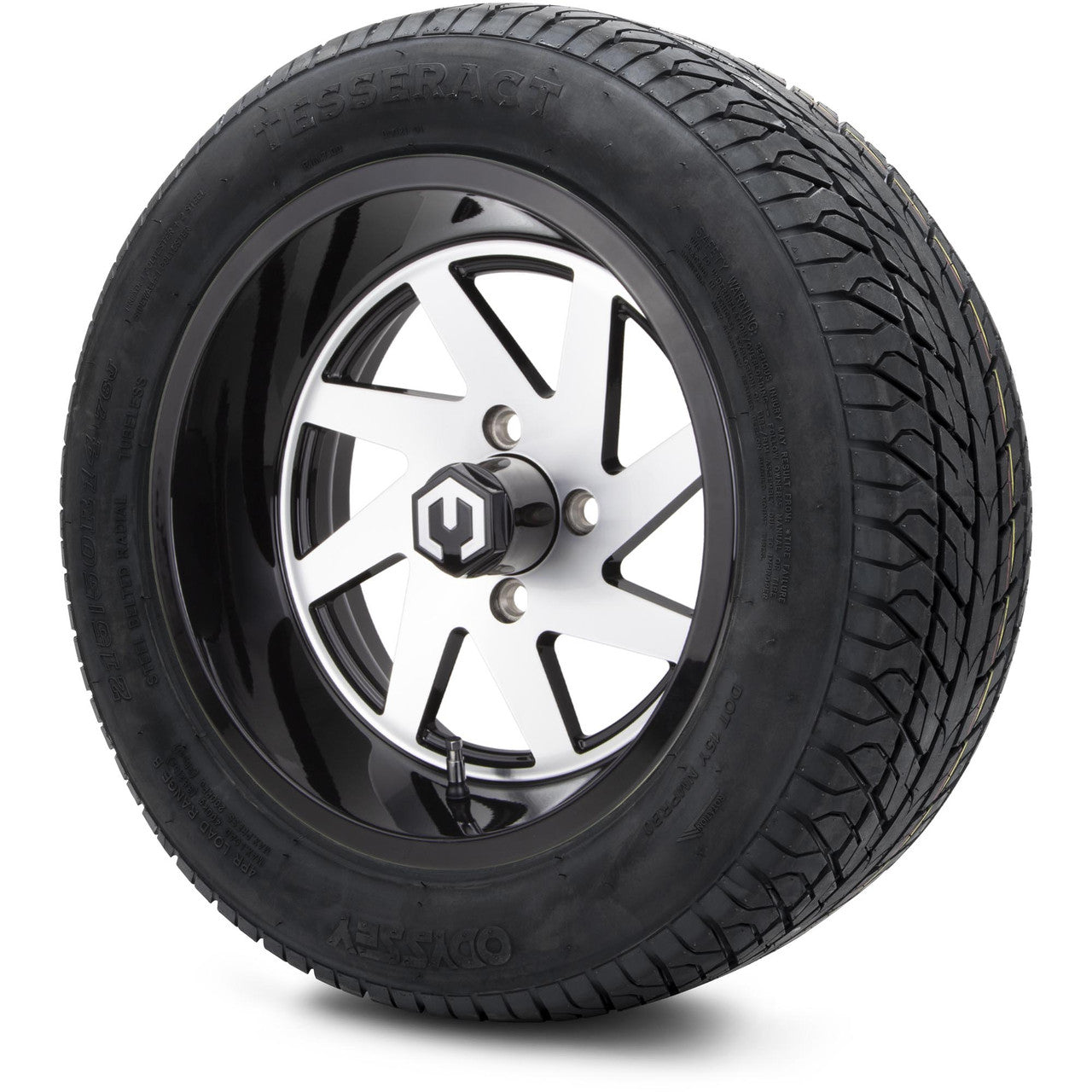 MODZ® 14" Fury Machined Black - Lifted Tires and Wheels Combo